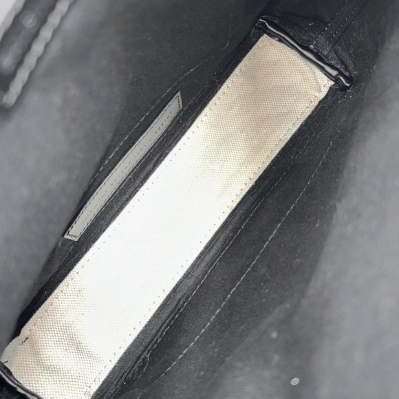 Balenciaga Navy Cabas XS Tote Bag White - Picture 4 of 8